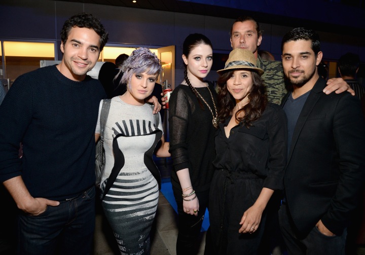 Actor Ramon Rodriguez, Tv personality Kelly Osbourne, actresses Michelle Trachtenberg and Rosie Perez, musician Gavin Rossdale and actor Wilmer Valderrama attend Montblanc and Urban Arts Partnerships 24 Hour Plays in Los Angeles at The Shore Hotel on June 20, 2014 in Santa Monica, California. (Photo by Michael Kovac/Getty Images for Montblanc)