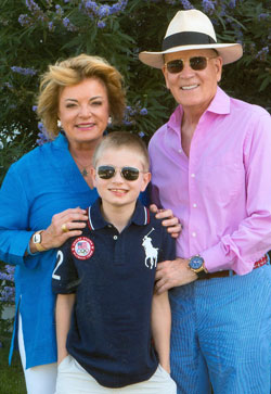 Austism Speaks co-founders, Suzanne and Bob Wright, with their grandson, Christian (photo: courtesy of Austism Speaks)